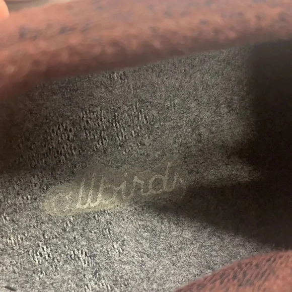 Allbirds Women's Wool Runners Burgundy Red Lace Up Wool Running Sneakers Shoes 9 - Picture 6 of 8